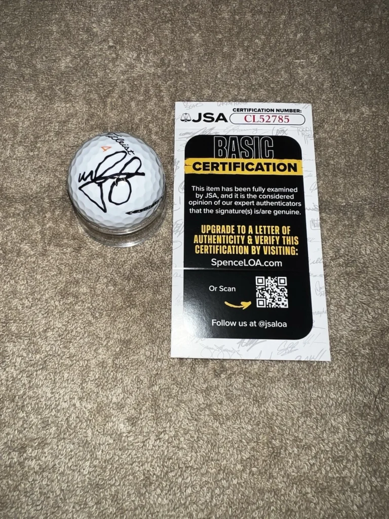 Michael Thorbjornsen Signed Official Titleist Golf Ball PGA Legend JSA Cert #3