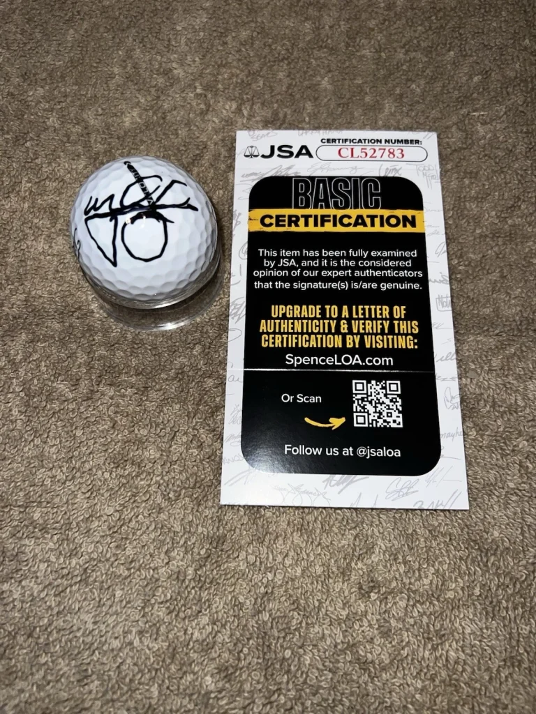 Michael Thorbjornsen Signed Official Titleist Golf Ball PGA Legend JSA Cert #4