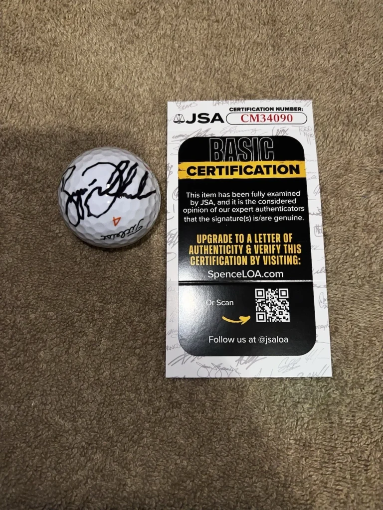 Bryson DeChambeau Signed Official Titleist Golf Ball PGA Legend JSA Cert