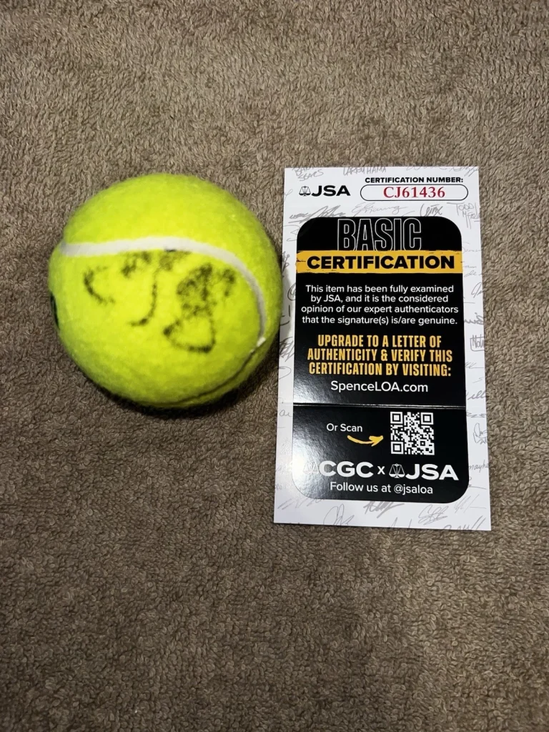 Alexander Zverev Signed Penn Tennis Ball Tennis Superstar JSA Auth