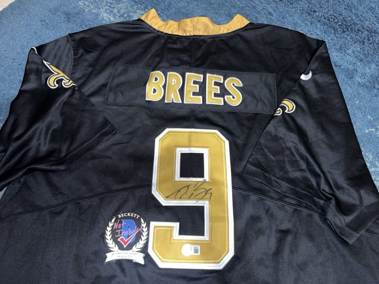 Drew Brees Signed New Orleans Saints Jersey Superstar Hall Of Fame Beckett #4