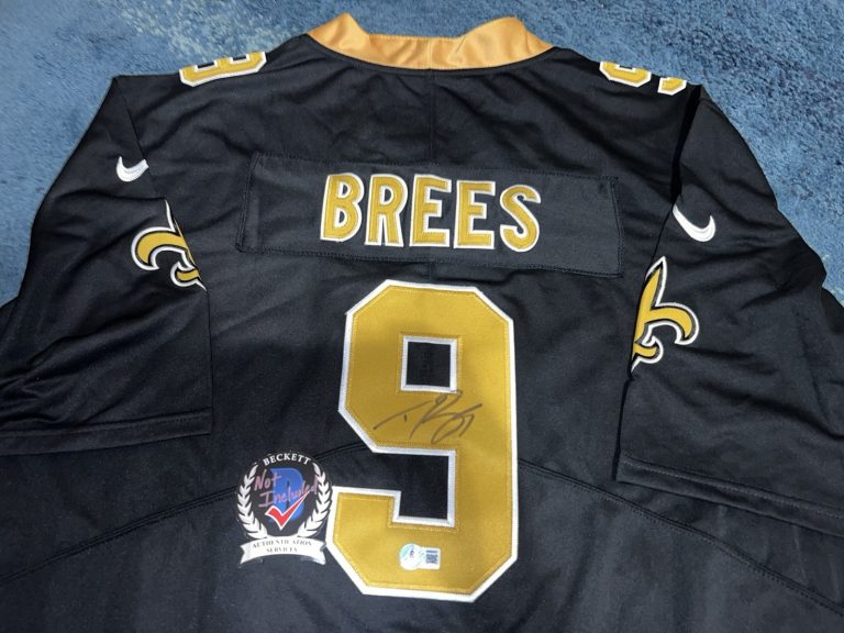 Drew Brees Signed New Orleans Saints Jersey Superstar Hall Of Fame Beckett #5