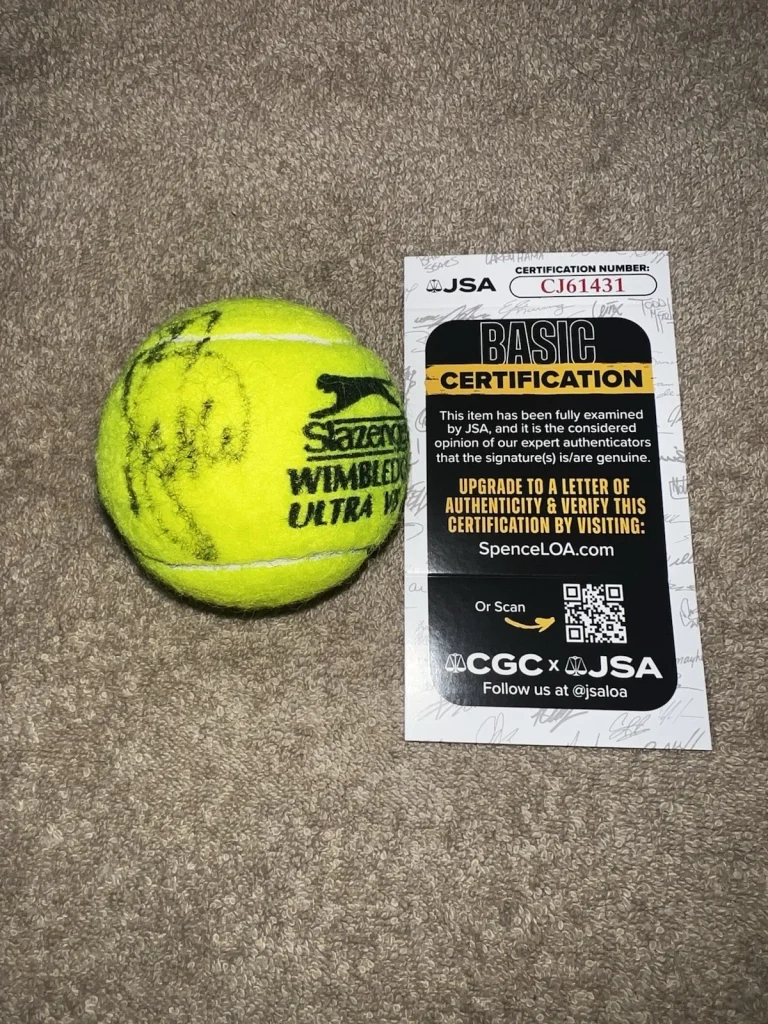 Elena Rybakina Signed Official Wimbledon Tennis Ball Superstar JSA Auth #2