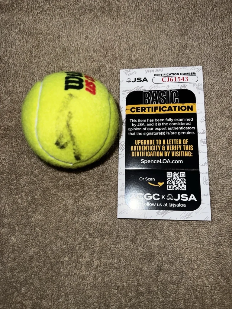 Jannik Sinner Signed Official US Open Tennis Ball Superstar JSA Auth #2