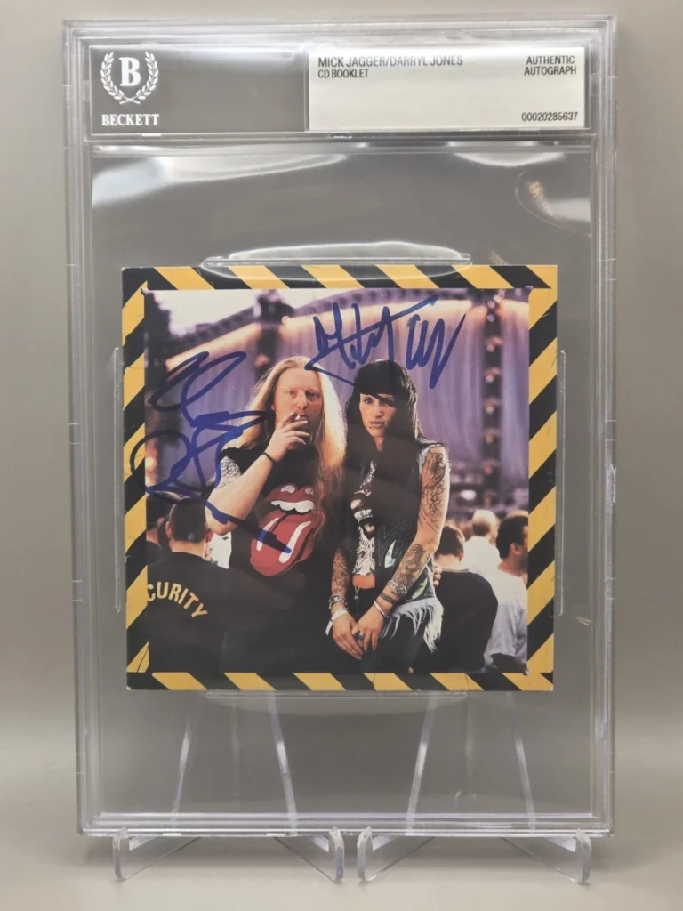 ROLLING STONES MICK JAGGER signed autographed 