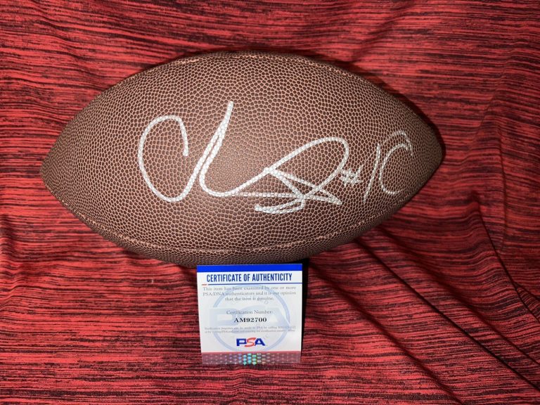 Chase Claypool Signed NFL Football Chicago Bears Steelers Star PSA/DNA