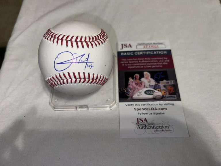 Touki Toussaint Signed Official Major League Baseball Braves White Sox JSA