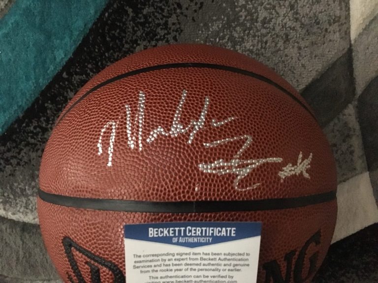 Markelle Fultz Signed NBA Basketball Philadelphia 76’ers Superstar Beckett