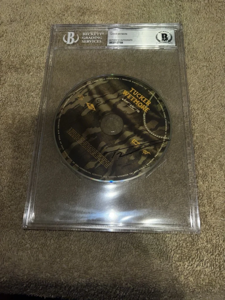 Tucker Wetmore Signed What Not To CD Country Music Legend Beckett