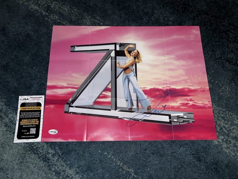 Zara Larsson Signed Poster Girl Poster Pop Superstar JSA Auth