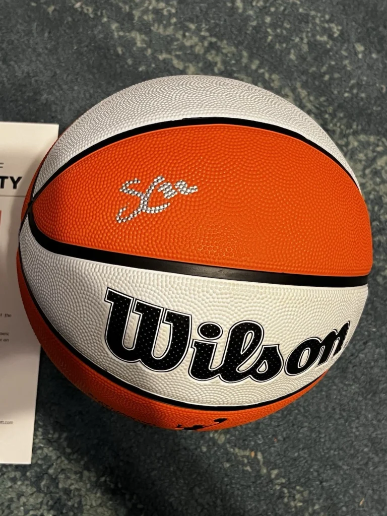 Sonia Citron Signed Official Wilson WNBA Basketball Mystics USA Star Beckett