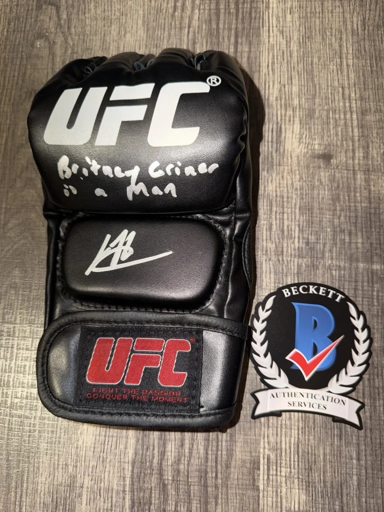Josh Hokit Signed UFC Glove UFC Champ Superstar White House Beckett #3
