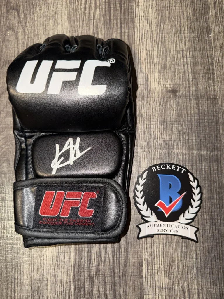 Josh Hokit Signed UFC Glove UFC Champ Superstar White House Beckett #4