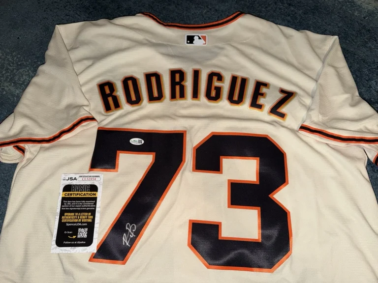 Randy Rodriguez Signed San Francisco Giants Jersey Superstar Ace JSA Auth