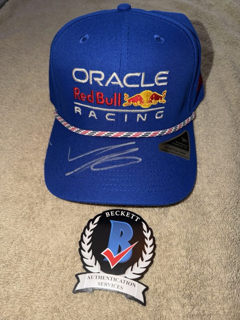 Isack Hadjar Signed Official Red Bull Racing Hat F1 Superstar #6 Beckett