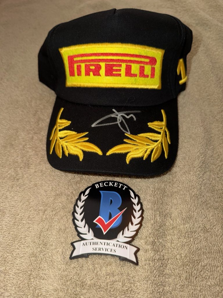 Tasanapol Inthraphuvasak Signed Pirelli Podium Hat F2 Superstar Beckett #2