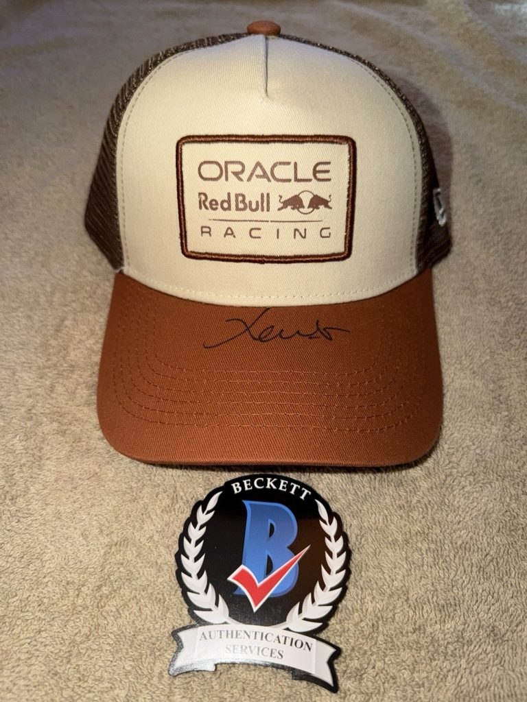 Laurent Mekies Signed Official Red Bull Racing Hat F1 Principle Beckett