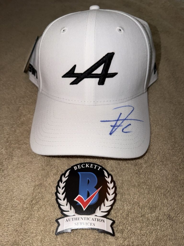 Franco Colapinto Signed Official Alpine Racing Hat F1 Argentina Star Beckett #2