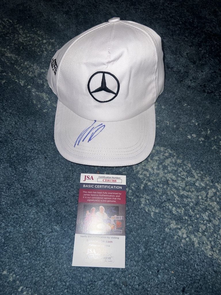 Andrea Kimi Antonelli Signed Formula 1 Mercedes Racing Hat #12 JSA Auth #4