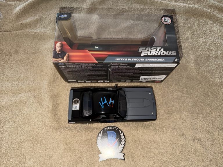 Michelle Rodriguez Signed Official Fast & Furious 1:18 Die Cast Car Letty BAS #2