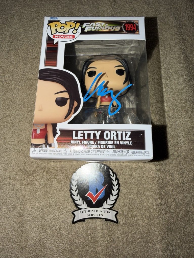 Michelle Rodriguez Signed Official Letty Ortiz Racing Funko Pop Fast Beckett #2