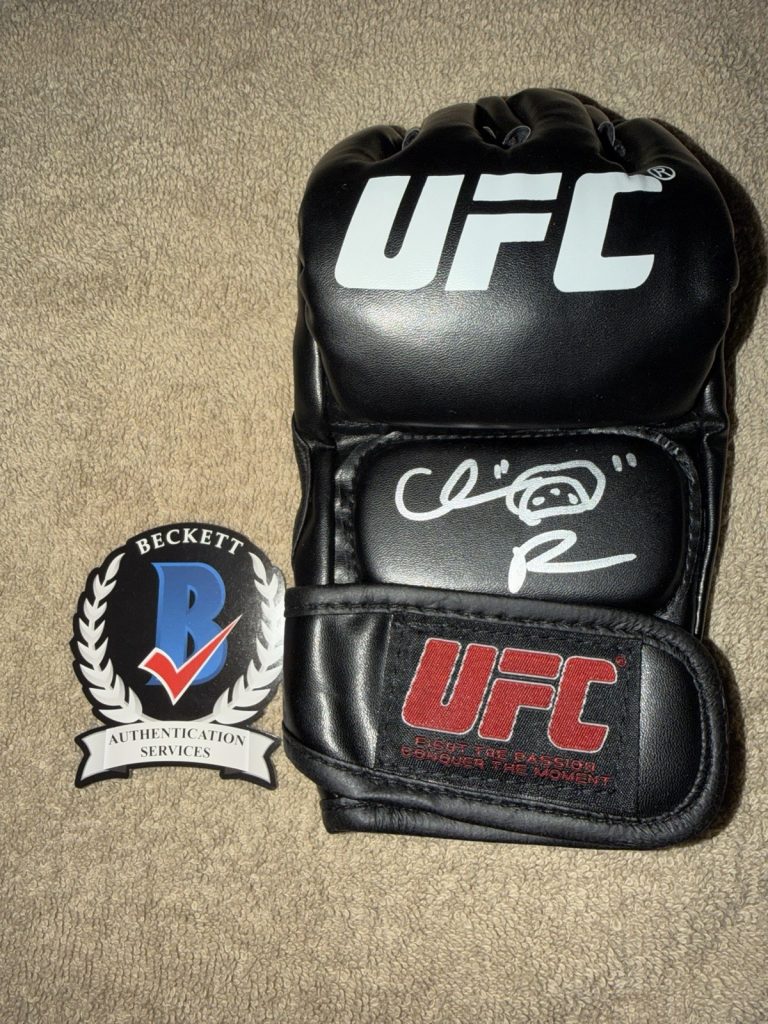Chris Taco Padilla Signed UFC Glove UFC Future Champ Superstar Beckett #4