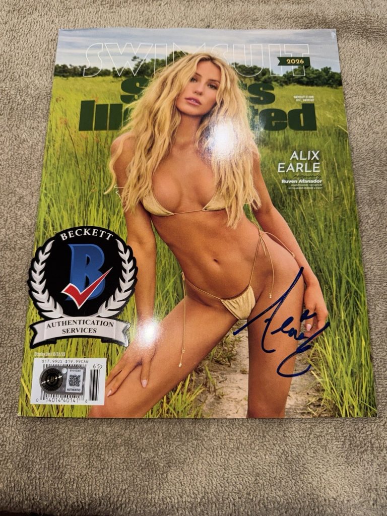 Alix Earle Signed Sports Illustrated Full Magazine 2026 SI Swim Edition BAS #2