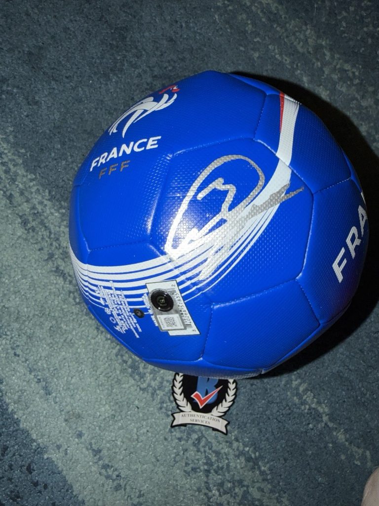 Patrice Evra Signed Official France Soccer Ball World Cup Legend Beckett