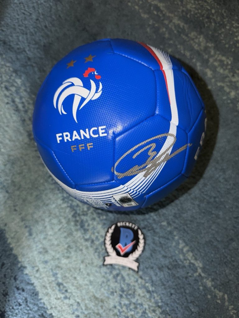 Patrice Evra Signed Official France Soccer Ball World Cup Legend Beckett #2