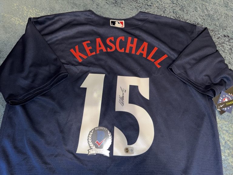 Luke Keaschall Signed Minnesota Twins Jersey Star Slugger Legend Beckett