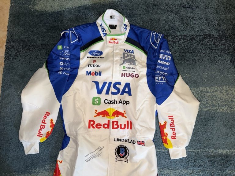 Arvid Lindblad Signed Full Size Racing Bulls 2026 Season Race Suit Beckett