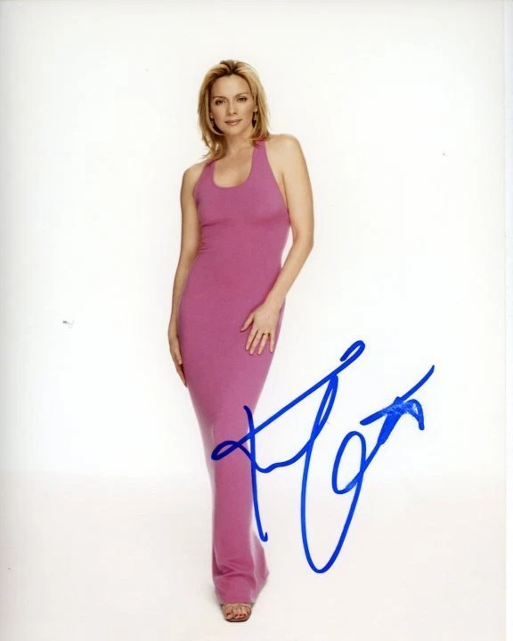 KIM CATTRALL Signed Autographed SEX AND THE CITY SAMANTHA JONES Photo