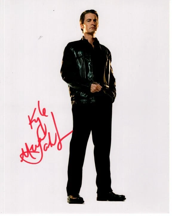 KYLE MACLACHLAN Signed Autographed TWIN PEAKS DALE COOPER Photo