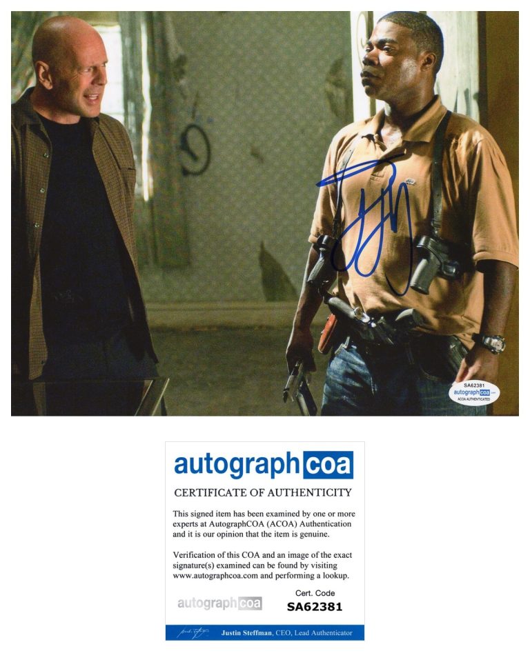 TRACY MORGAN SIGNED PHOTO COA AUTOGRAPHED RARE COMEDIAN SNL 30 ROCK Acoa
