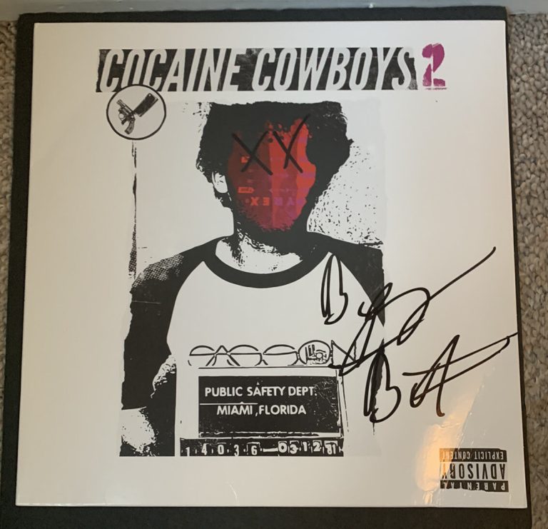 BENNY THE BUTCHER SIGNED COCAINE COWBOYS 2 Vinyl Autographed JSA Coa