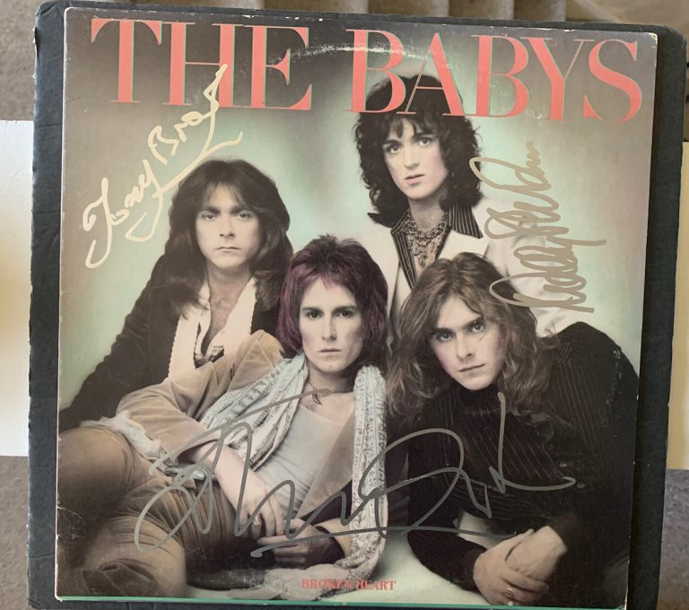 JOHN WAITE Signed  THE BABYS BROKEN HEART  Vinyl  JSA COA by 3 BROCK Stocker