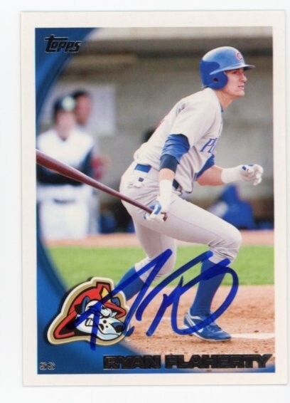 SIGNED BASEBALL CARD AUTO TOPPS 2010 PRO DEBUT RYAN FLAHERTY #23 ORIOLES