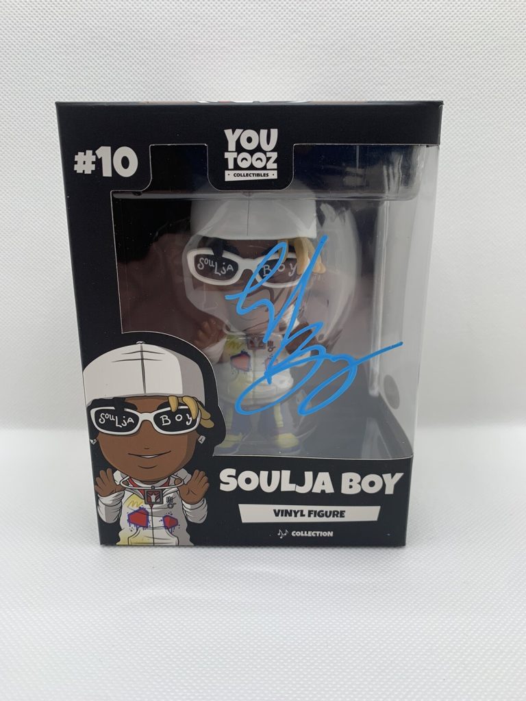 Soulja Boy Autographed You Tooz Crank Dat Signed Vinyl Pop Figure JSA Coa Rap