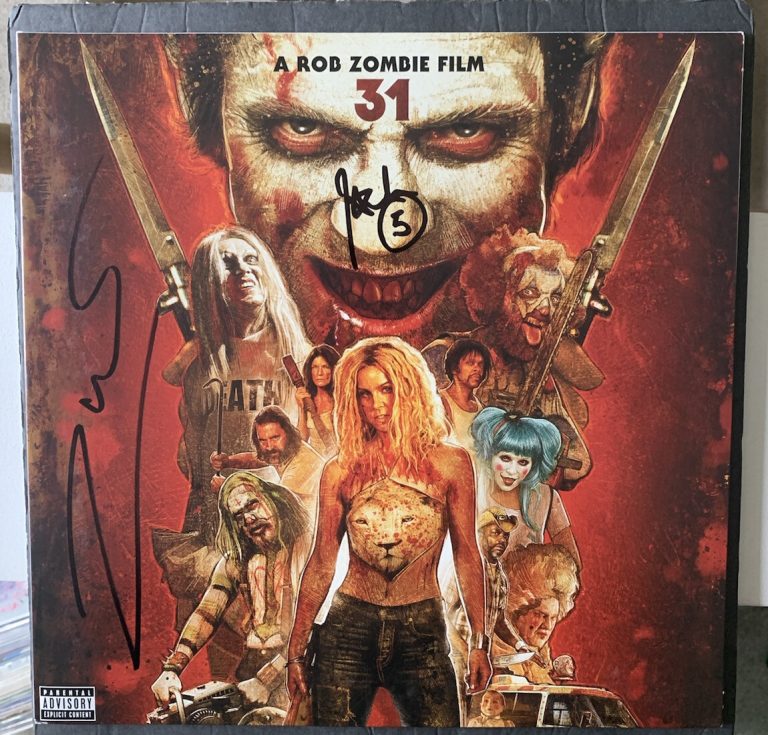 ROB ZOMBIE SIGNED Vinyl 31 movie soundtrack JOHN 5 PSA/DNA COA AUTOGRAPHED Album