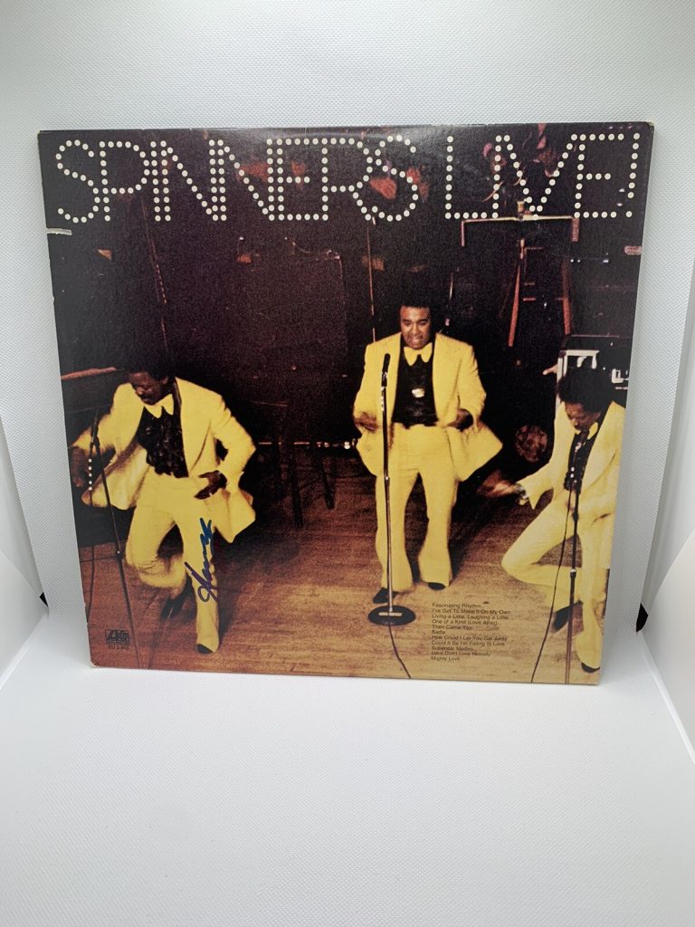 HENRY FAMBROUGH THE SPINNERS Signed Vinyl live Autographed Record Album Lp