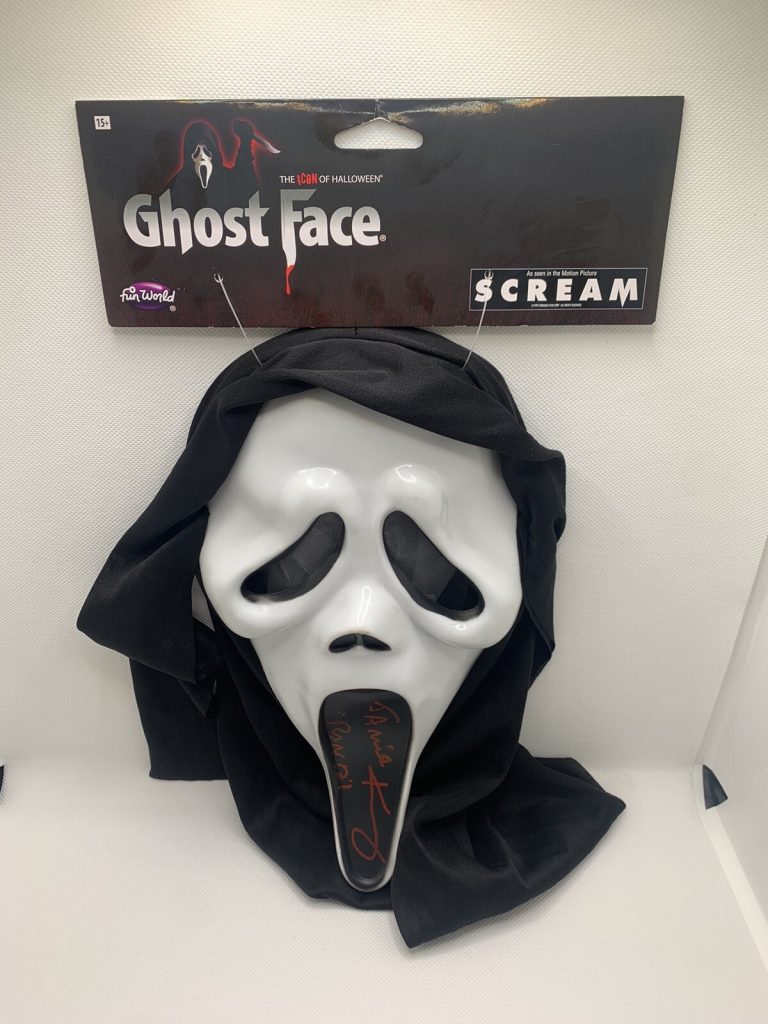 Jamie Kennedy SIGNED Ghost Face SCREAM Movie Mask Jsa Coa Autographed