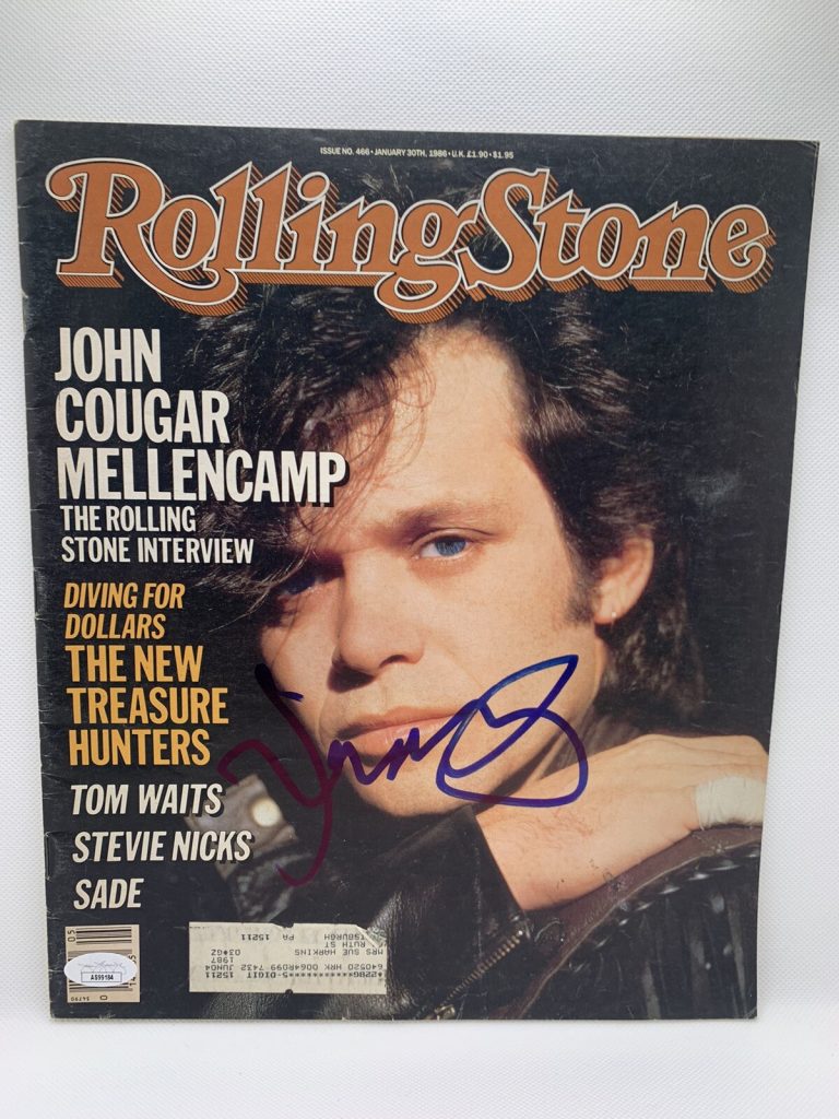 JOHN COUGAR MELLENCAMP SIGNED ROLLING STONE MAGAZINE JSA COA AUTOGRAPHED