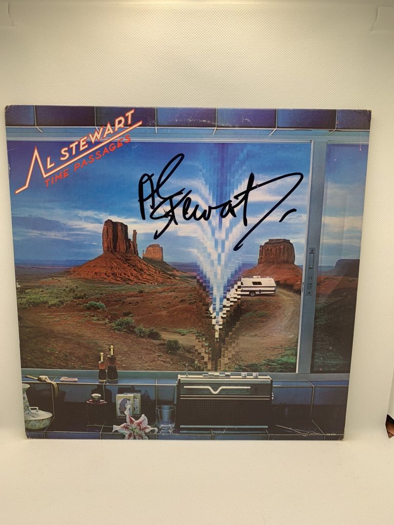 AL STEWART SIGNED TIME PASSAGES LP VINYL ALBUM JSA COA AUTOGRAPHED RECORD