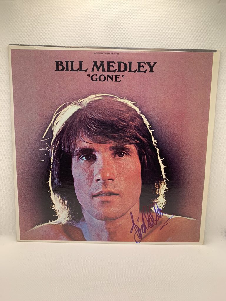 Bill Medley Signed vinyl gone righteous Brothers JSA COA Record Autographed