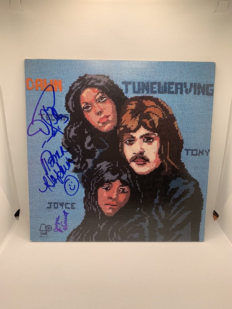 TONY ORLANDO & DAWN X3 SIGNED VINYL TUNEWEAVING JSA AUTOGRAPHED COMPLETE