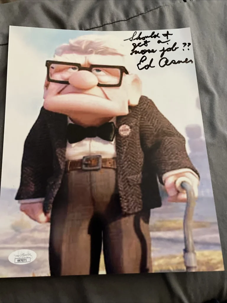 ACTOR ED ASNER SIGNED AUTOGRAPHED PHOTO  JSA CERTIFIED
