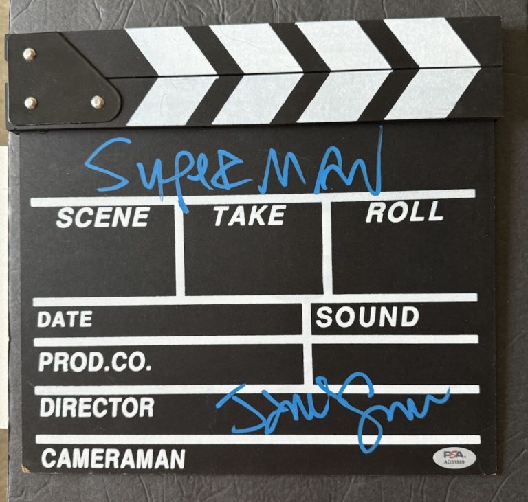 James Gunn Signed Autographed Director Clapboard Superman Movie Psa/Dna Coa