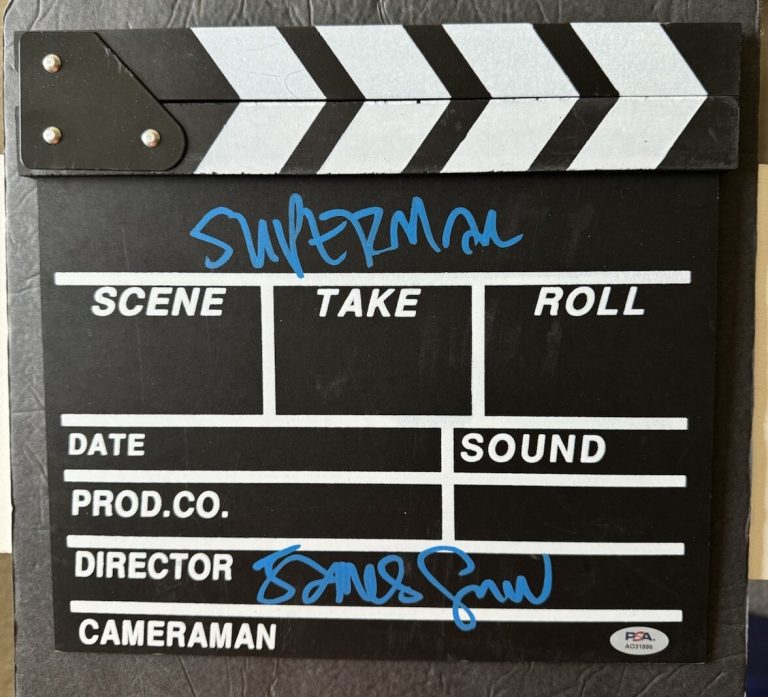 James Gunn Signed Autographed Director Clapboard Superman Movie Psa/Dna Coa