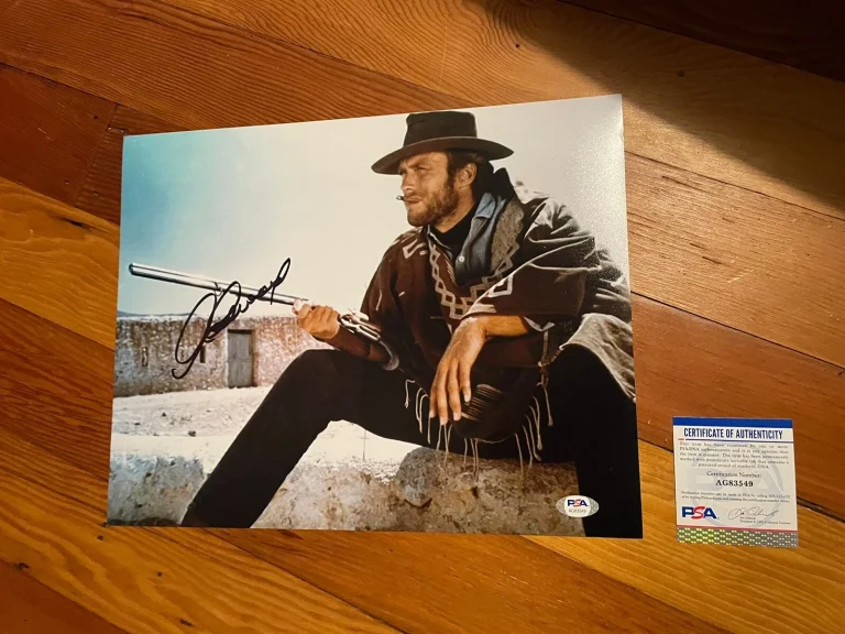 Clint Eastwood Signed Photo Western 11x14 Actor With PSA/DNA Legend Dirty Harry