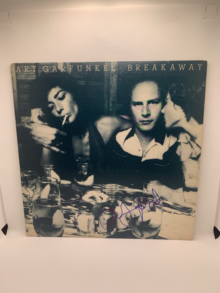 ART GARFUNKEL SIGNED BREAKAWAY SOLO RECORD ALBUM LP SIMON AND & JSA AUTOGRAPHED